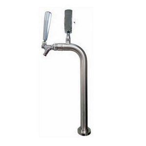 Beer - Pacificool: Charlie LED 1-Way Recirc Brushed Stainless Steel