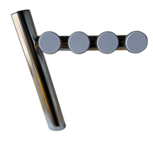 Thredbo FLAG 4-Way Polished S/S Direct Connect 4-LED