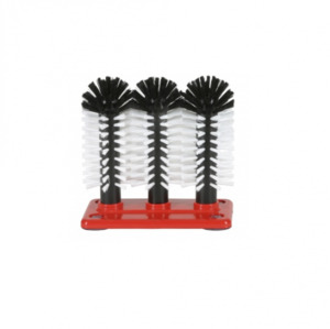 Glass Care: Delfin Glass Cleaning Brushes 3 x 25cm