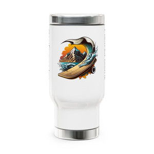 Products: Stainless Steel Travel Mug with Handle, 14oz My Site