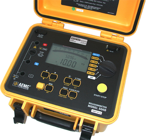 AEMC 5060 – 5kV Megohmmeter (10TΩ, Auto DAR/PI, Memory, Reporting Software)