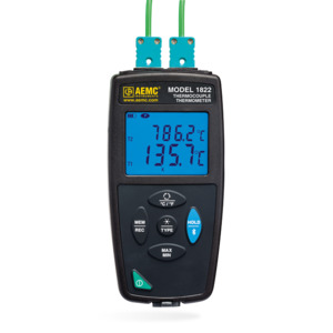 AEMC 1822 – Thermocouple Thermometer Data Logger 2 Channel