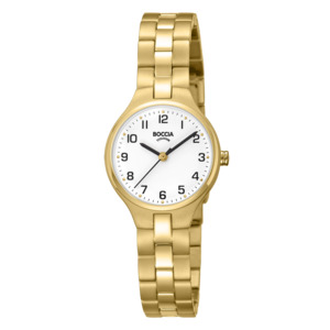 Boccia Titanium Gold Plated Women's Watch - Pacific Time