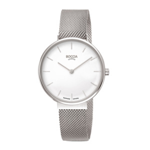 Boccia Titanium Watch with Milanese Stainless Steel Strap - Pacific Time