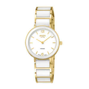 Boccia Pure Titanium Gold Plated Watch with Titanium and Ceramic Strap - Pacific Time