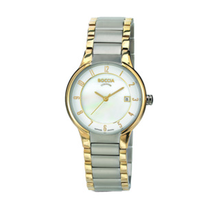 Products: Boccia Titanium Bi-Colour Women's Watch - Pacific Time