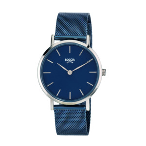 Products: Pure Titanium Blue and Silver Women's Watch - Pacific Time