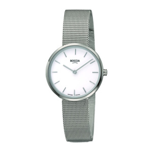 Pure Titanium Women's Watch with Milanese Stainless Steel Strap - Pacific Time