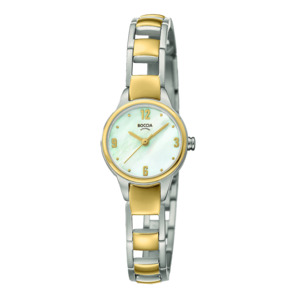 Products: Titanium Silver and Gold Plated Women's Watch with Quartz Strap - Pacific Time