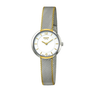 Pure Titanium, Gold Plated, Sapphire Crystal, Women's Watch with Milanese Stainl&hellip;