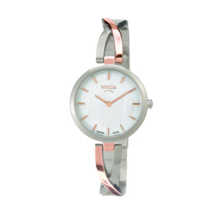 Pure Titanium, Rose Gold Plated Women's Watch - Pacific Time