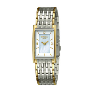 Pure Titanium Gold Plated Watch with Mother of Pearl Dial - Pacific Time