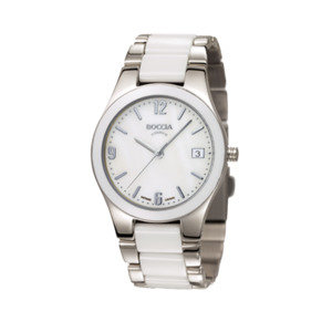 Products: Titanium Women's Watch with Titanium and Ceramic Strap - Pacific Time