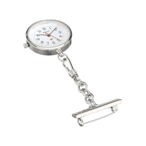 Products: Nurses Fob Watch Silver - Pacific Time