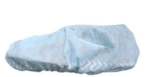 Protective Clothing: Blue Non-Slip Overshoes Large / XL