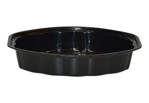 Containers: Microwavable Oval Container Whole Roast Chicken 220 x 148 x