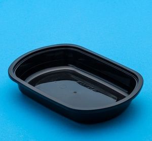 Containers: Black Oval Container 750ml 250/ctn
