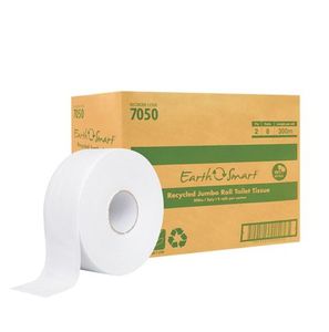 Clean: EarthSmart Jumbo Toilet Tissue 2 ply 8/ctn
