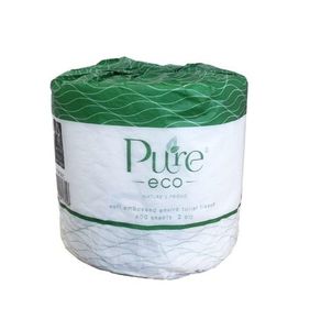 Clean: Pure Eco Individually Wrapped Embossed Toilet Tissue 2 ply 4