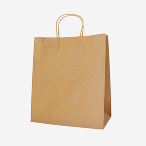 Kraft Brown Paper Bag – Large – Paclink New Zealand