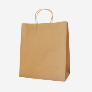 Products: Kraft Brown Paper Bag – Large – Paclink New Zealand