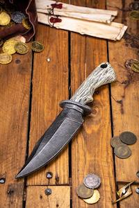 Daggers: Ranger Knife Coreless - Steel - Ivory - 32 cm