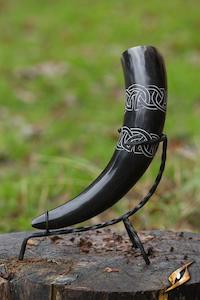 Celtic Horn - Light - With Stand