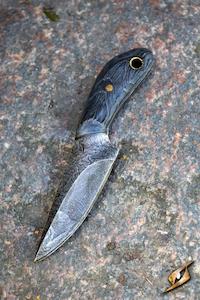 Throwing Weapons: Trappers Knife - Dark - 20 cm