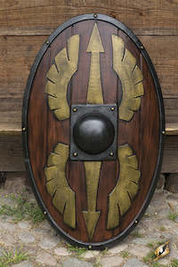 Roman: Oval Scutum Shield - Wood