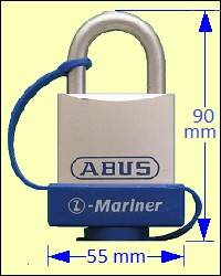 Series 83 Padlocks: ABUS 83WPIB 45 Submariner Rustproof Padlock