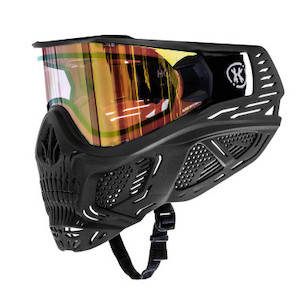 Products: Hstl Skull Goggle Raider - Black W/ Gold Lens