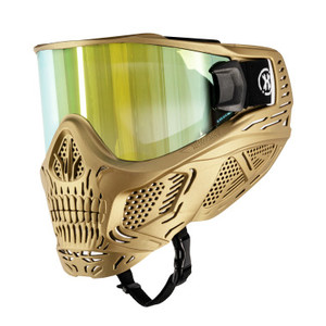 Products: HSTL® Skull Goggle Metallic Gold w/ Gold Lens