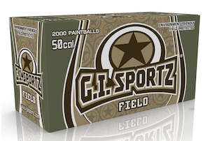 GI Field Paintballs 2000 White 50 Cal