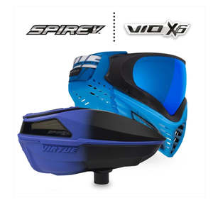 Virtue Paintball: Virtue Spire V + VIO X6 Combo - Blue Ice