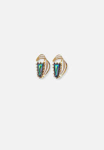 Teal Shine Earrings