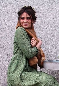 Rescue: Lace Sage Dress