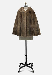 Fluffy Faux Fab Fur Coat