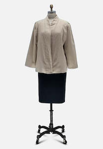 Entire Collection Not Sale Not Retro Not Consignment: Silk Neutral Jacket