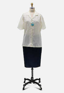 Palest Yellow Chinoiseries Blouse