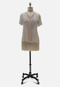 A Little More Prettiness Silk Blouse