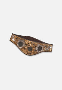 Belts: Bronzed Statement Belt