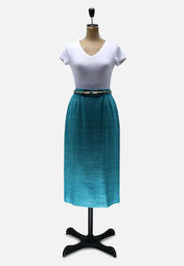 Skirts: Perfection Teal Skirt - DESIGNER