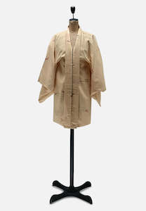 Kimono: Light Yellow in Watercolours Japanese Silk Kimono