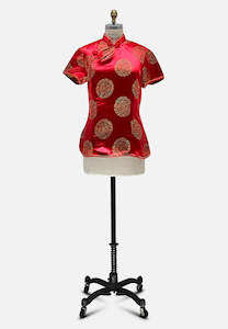 Chinoiseries: Red Round Chinoiseries