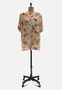Floral Silk Blouse