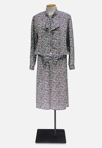 Navy Floral Ensemble