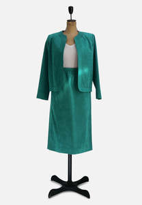 Skirts: 1970s Out On A Limb Ultrasuede Skirt Suit