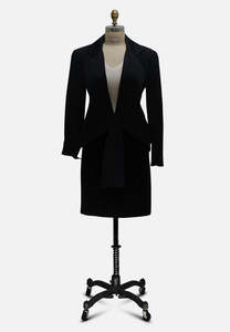 Jackets Coats: Authentic Vintage Angela Wickstead Auckland Black Peplum Jacket | New Zealand Designer