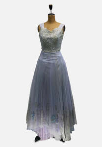 Dresses: Ice Blue Lavender Pearl Sequin Tulle Ball Gown