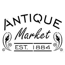 Antique Market Stencil